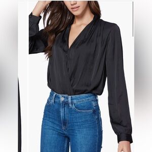 Paige Sevilla Silky Bodysuit! Black, Women’s Size M